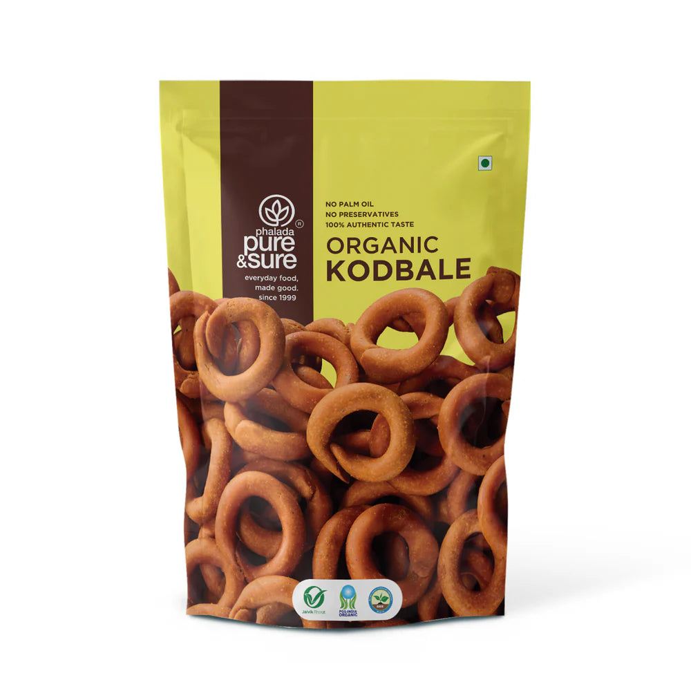 Kodbale - Organic - Indian - Trans Fat Free &amp; Cholesterol Free - Pure And Sure - 200gm
