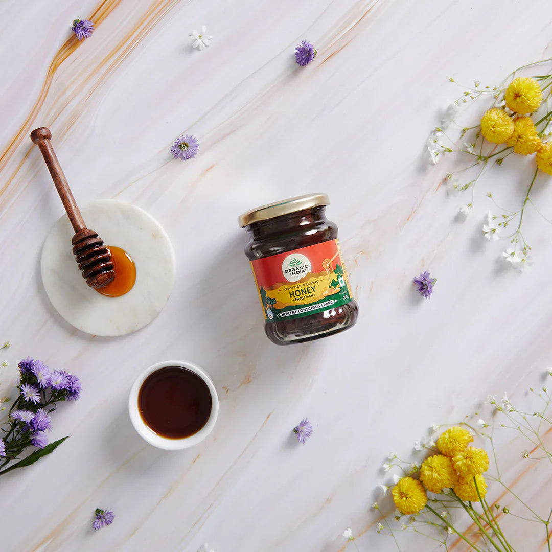 Honey | Organic Multi Floral Honey - Organic India - 500gm