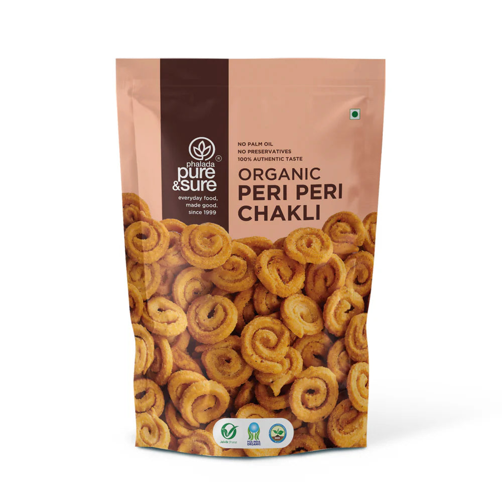 Chakli | Peri Peri Chakli – Organic - Indian - Pure And Sure – 150gm