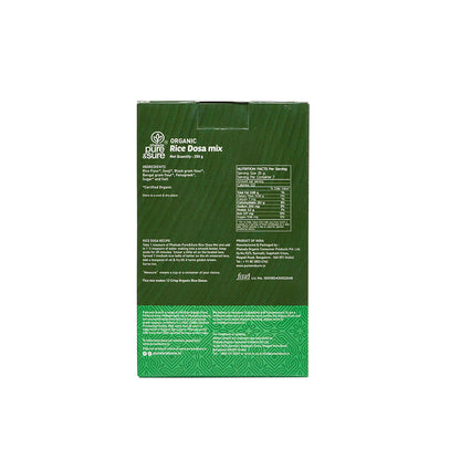 Rice Dosa Mix - USDA Organic - Pure and Sure - 250gm