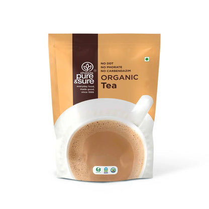Tea | Organic Tea  -No DDT, Phorate, Carbendazim-No Artificial Colours, Flavours or Preservatives -Pure Sure – 250gm