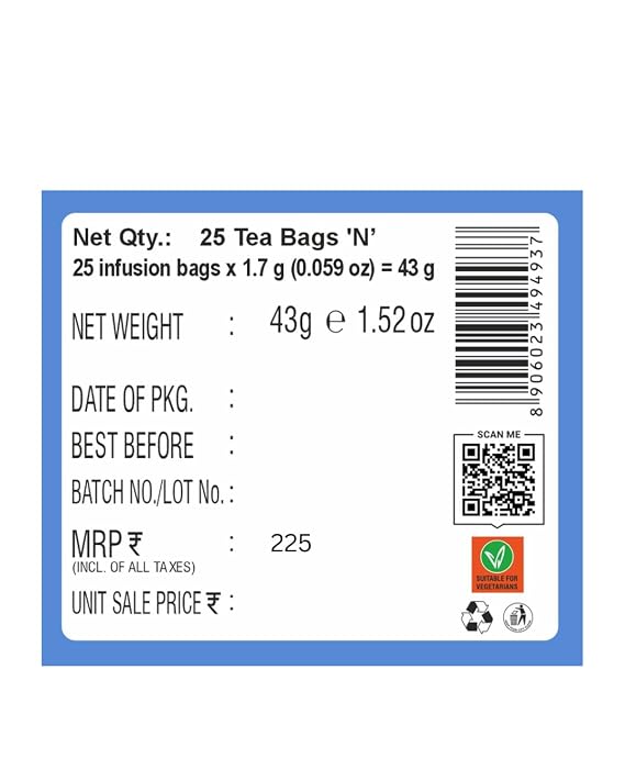 Tea | Organic Tummy Relax - Infusion Herbal Tea, Supports Healthy Digestion &amp;amp; Gut Comfort  -Caffeine Free-No Artificial Preservatives -Health Fields –  25 Tea Bags