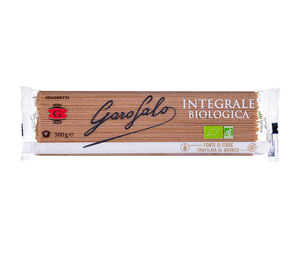 Spaghetti Pasta-Organic Whole Durum Wheat Semolina - Integrale Biologica – Garofalo – 500gm