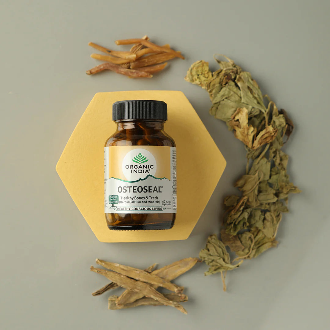 Osteoseal Bone Support (Herbal Calcium & Minerals) - Organic India - 60 Capsules