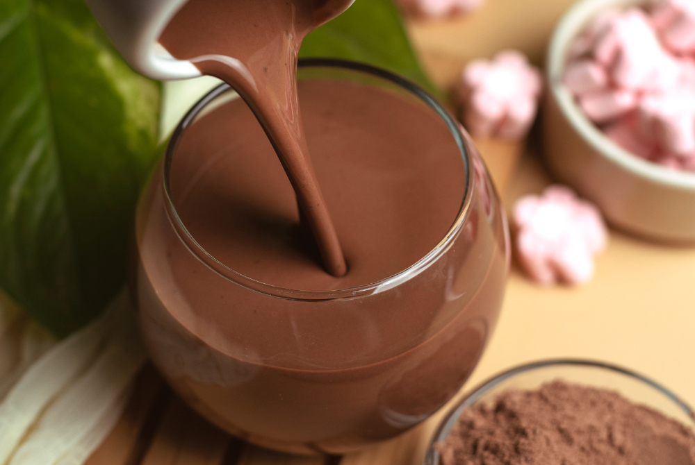 Chocolate Mix | Dark Hot Chocolate Mix - Dense &amp; Chocolatey - Vegan, Gluten Free &amp; Chemical Free - Tiggle - Make 10 Cups - 200gm