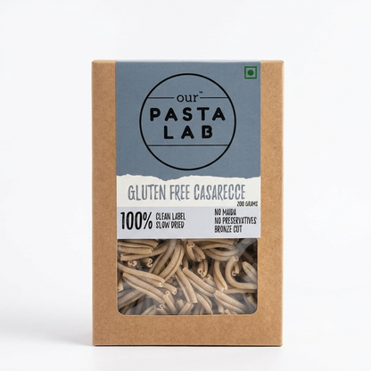 Pasta | Gluten Free Casarecce- Eggless Semolina Casarecce -100% Clean Label Organic-  No Maida , No Preservatives - Our Pasta Lab – 200gm