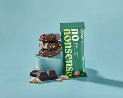 Protein Bar | Choco Peanut- Plant Powered Protein Bar – No Nonsense – No Refined Sugar, No palm oil , No Artificial Preservatives, No Gums &amp; Fillers  – Cosmix – 45gm