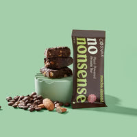 Protein Bar | Mocha Almond - Plant Powered Protein Bar – No Nonsense – No Refined Sugar, No palm oil , No Artificial Preservatives, No Gums &amp; Fillers  – Cosmix – 45gm