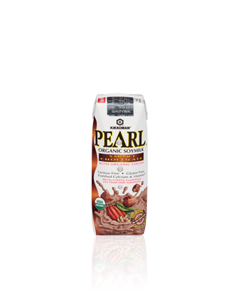 Soy Milk | Pearl (With Organic Cocoa) - Smart Chocolate - USDA Organic - Gluten Free, Lactose Free, Fortified Calcium & Viatmins - Kikkoman - 240ml