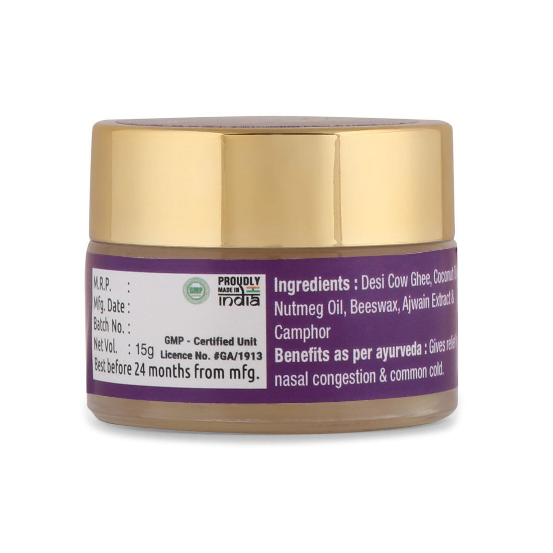 Vapour Rub | Panchagavya - 15gm
