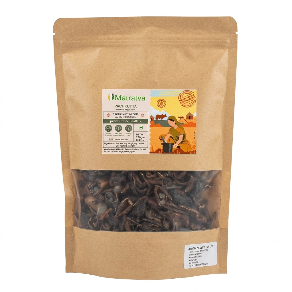 Pachkutta (Dessert Vegetable)-Gluten Free -Hand Pounded,  No Added Preservative – Matratva – 250gm
