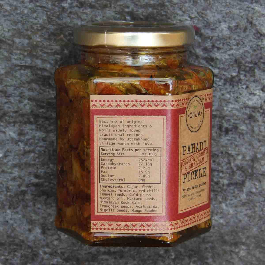 Pahadi Gajar, Gobhi &amp;amp; Shalgam Pickle – Oija – 450gm