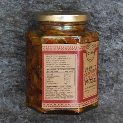 Pahadi Gajar, Gobhi &amp;amp; Shalgam Pickle – Oija – 450gm