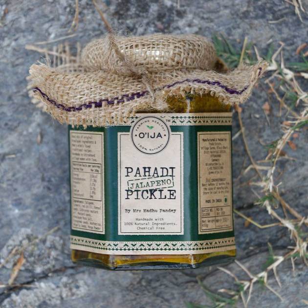 Pahadi Jalapeno Pickle - Oija - 250gm