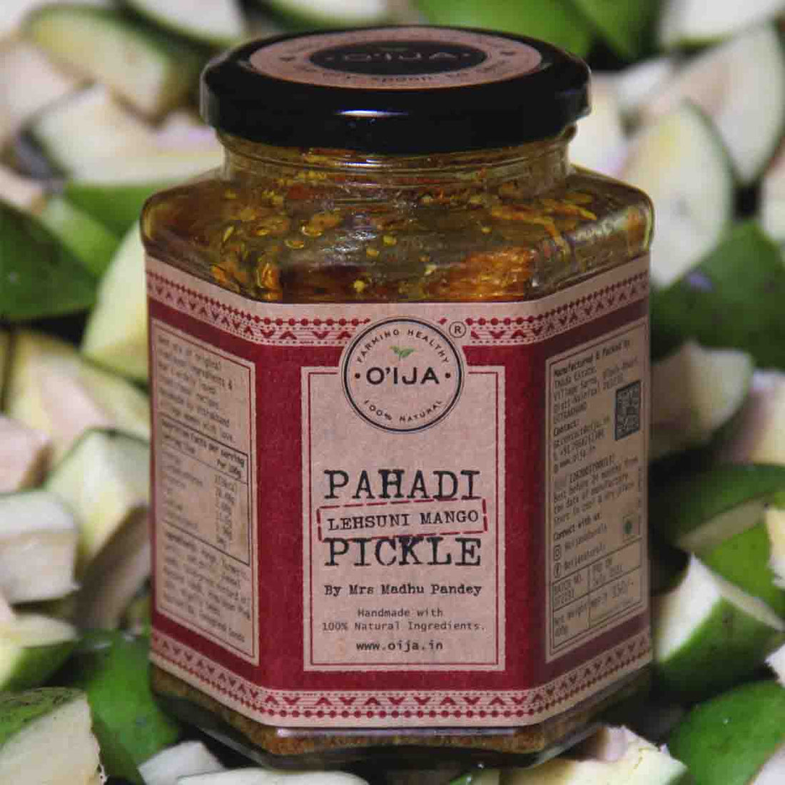 Pahadi Lehsuni Mango Pickle – Oija – 250gm