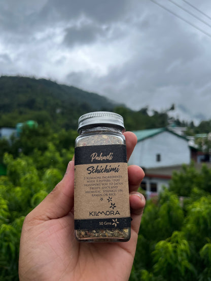 Seasoning | Pahadi Schichimi - No Additives, No Artificial Flavours &amp; Preservatives Free - Kilmora - 50gm