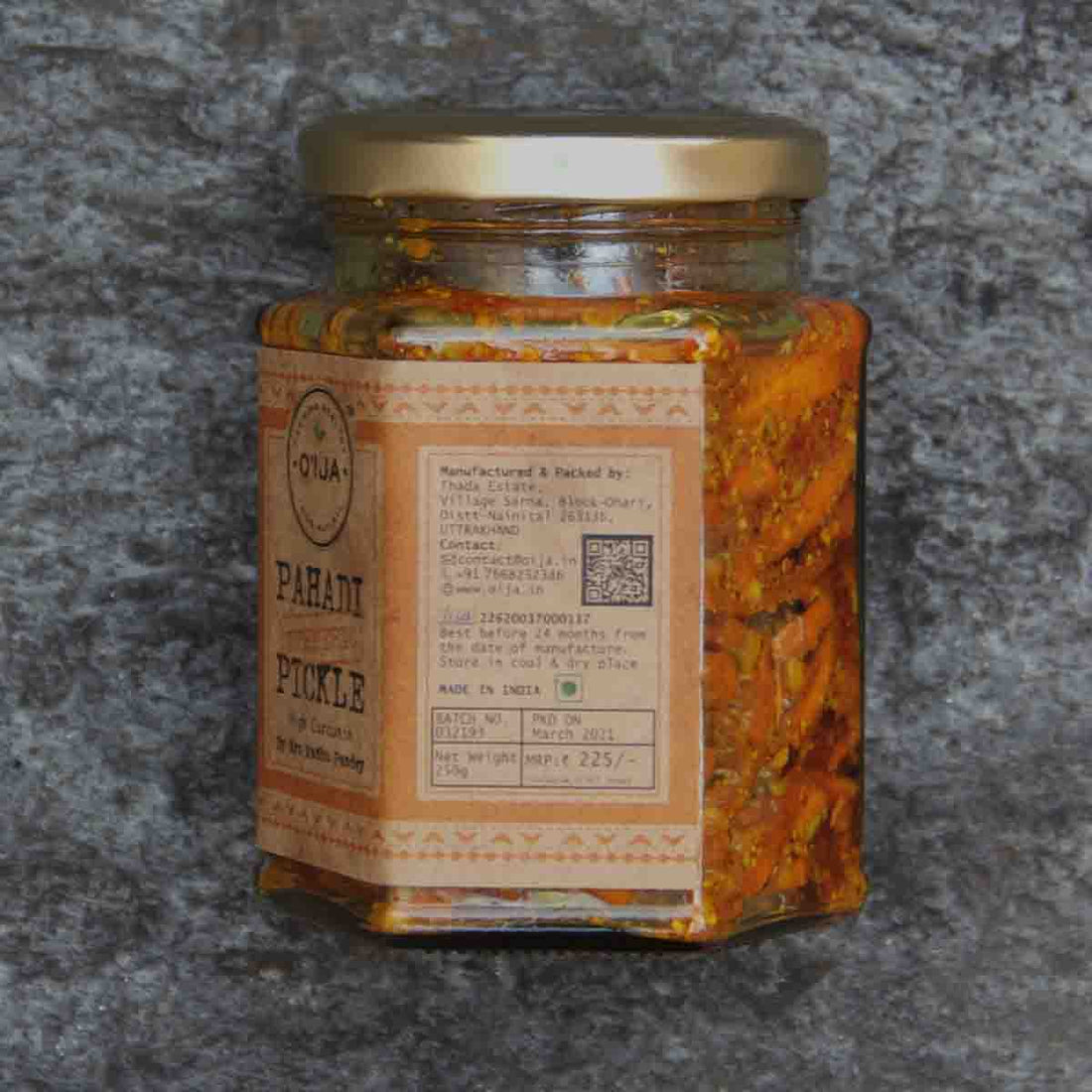 Pahadi Turmeric Pickle – Oija – 250gm