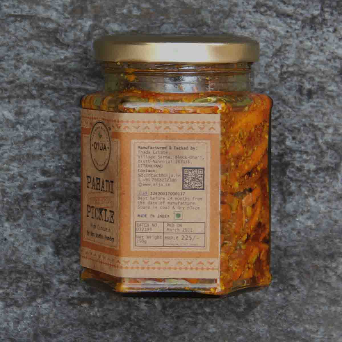 Pahadi Turmeric Pickle – Oija – 250gm