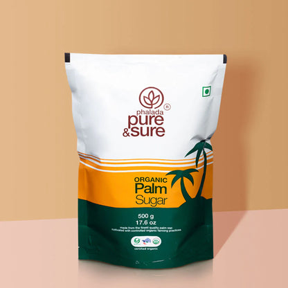 Sugar | Palm Sugar - Organic - Indian - Pure and Sure - 500gm