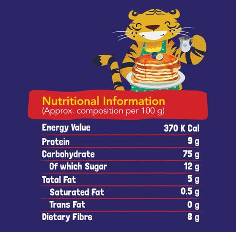 Pancake &amp; Waffle Mix Blueberry - No Refined Sugar &amp;amp; No Maida - Slurrp Farm - 150gm
