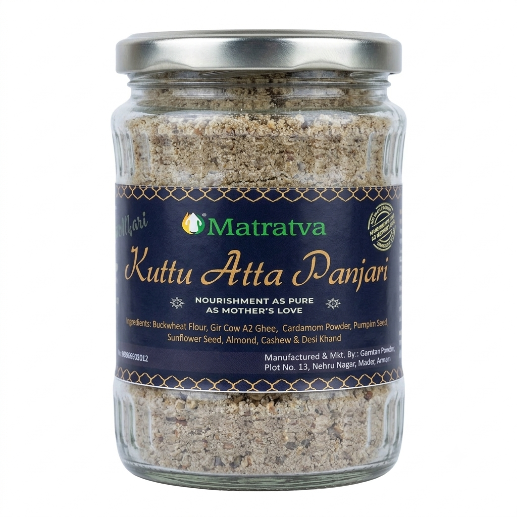 Panjiri | Kuttu Atta Panjiri - Natural- No Preservatives - Matratva- 450gm