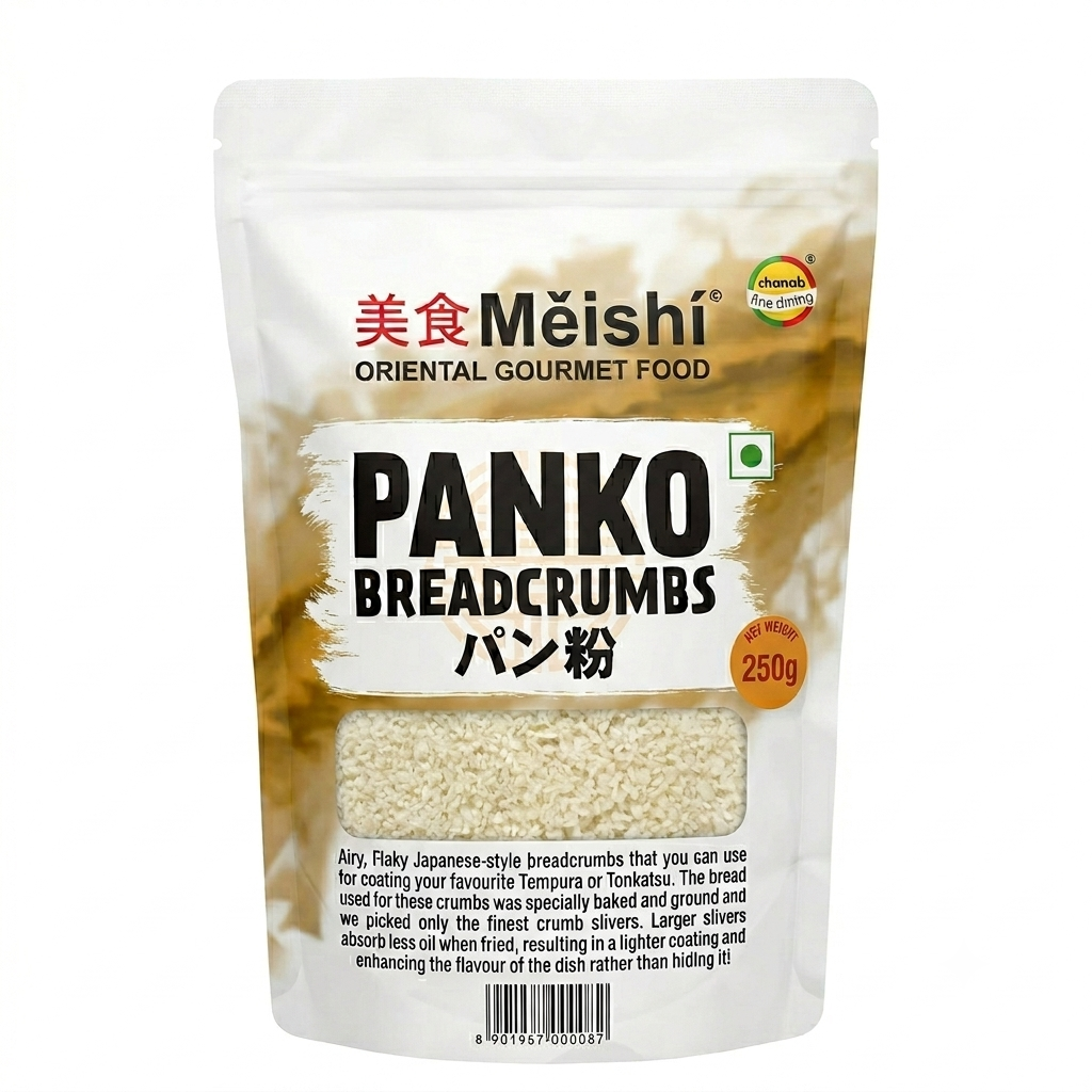 Panko Bread Crumbs - Orange – Meishi – 250gm