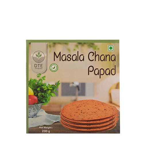 Papad | Papad Chana Masala - Organic - DTE – 200gm