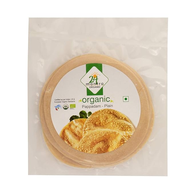 Papad Plain – 24 Mantra – 100gm