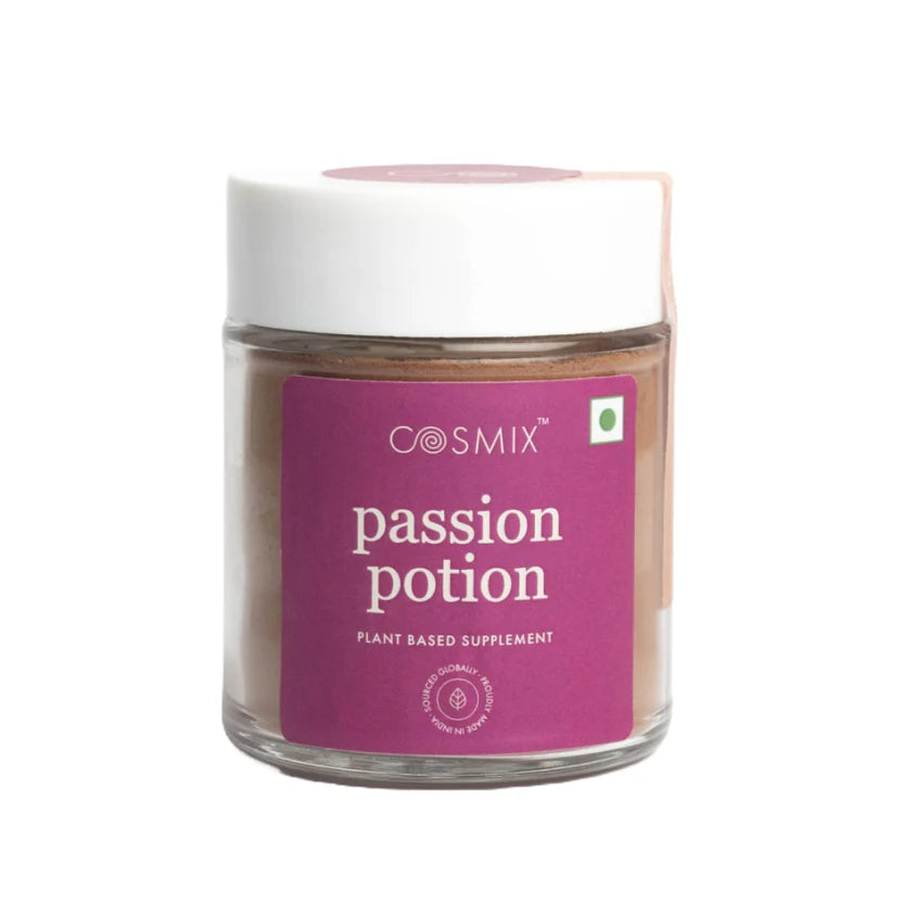 Passion Potion | For Elevating Sexual Health And Wellness - Plant Based Supplement – No Added Artificial Flavors &amp; No Added Colour – Cosmix – 60gm