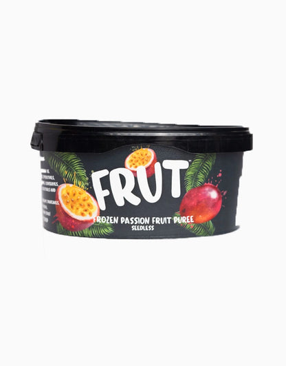 Puree | Passion Fruit Puree Seedless – Frozen – No Added Sugar, Flavours &amp; No Added Preservatives – Frut – 1000gm