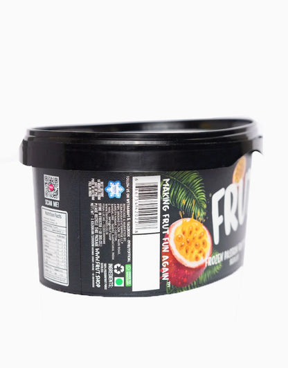 Puree | Passion Fruit Puree Seedless – Frozen – No Added Sugar, Flavours &amp; No Added Preservatives – Frut – 1000gm