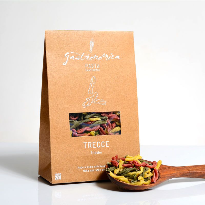 Pasta | Trecce Tricolor – 100% Natural - Gastronomica – 250gm