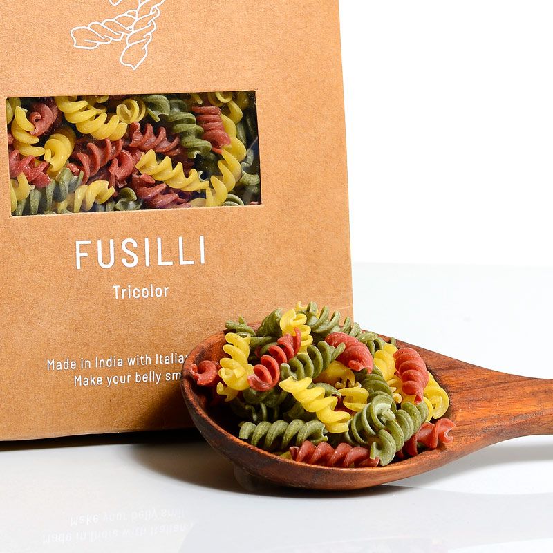 Pasta | Trecce Tricolor – 100% Natural - Gastronomica – 250gm