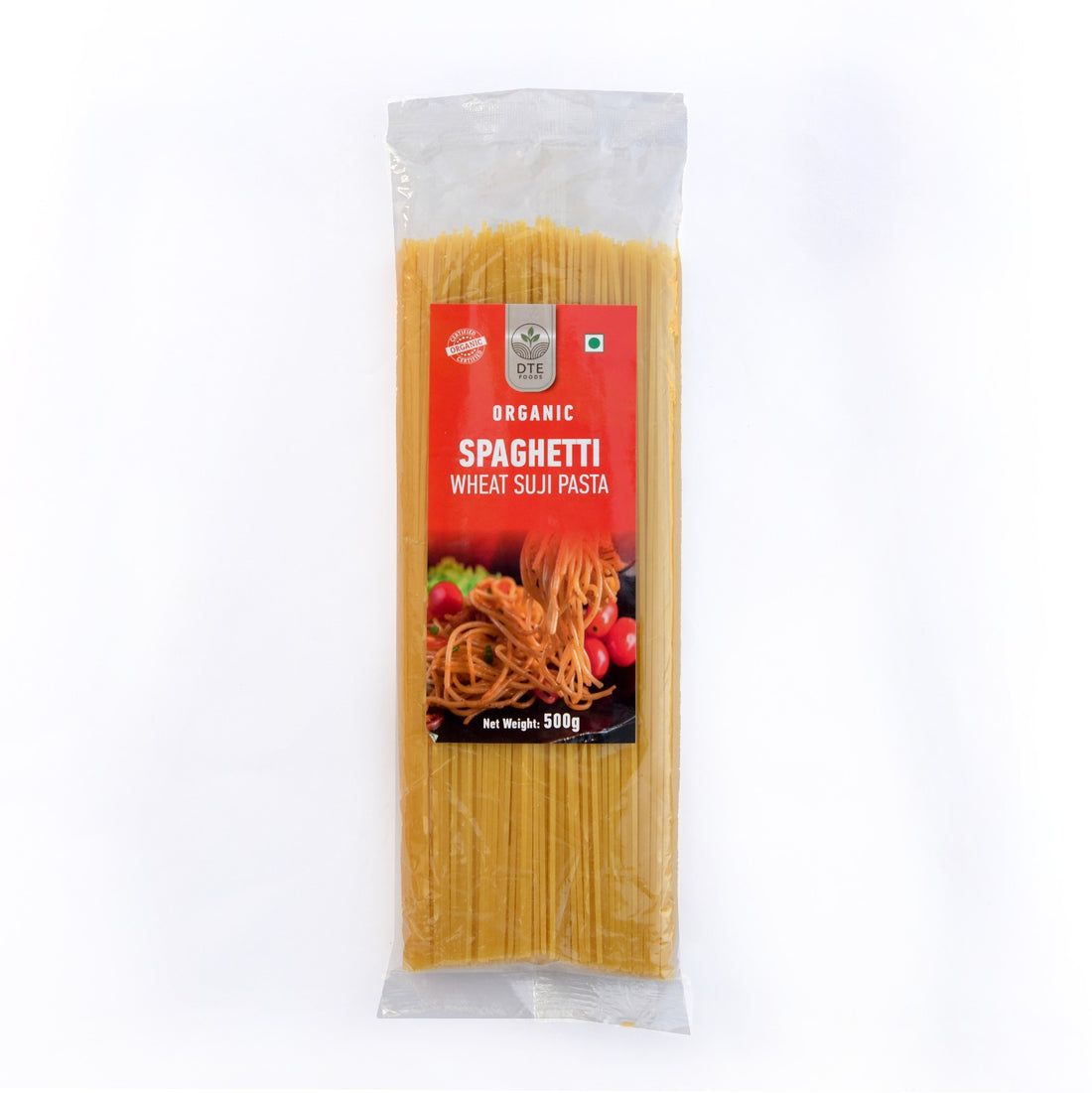Pasta | Spaghetti (Wheat Suji Pasta) - Certified Organic – DTE – 500gm