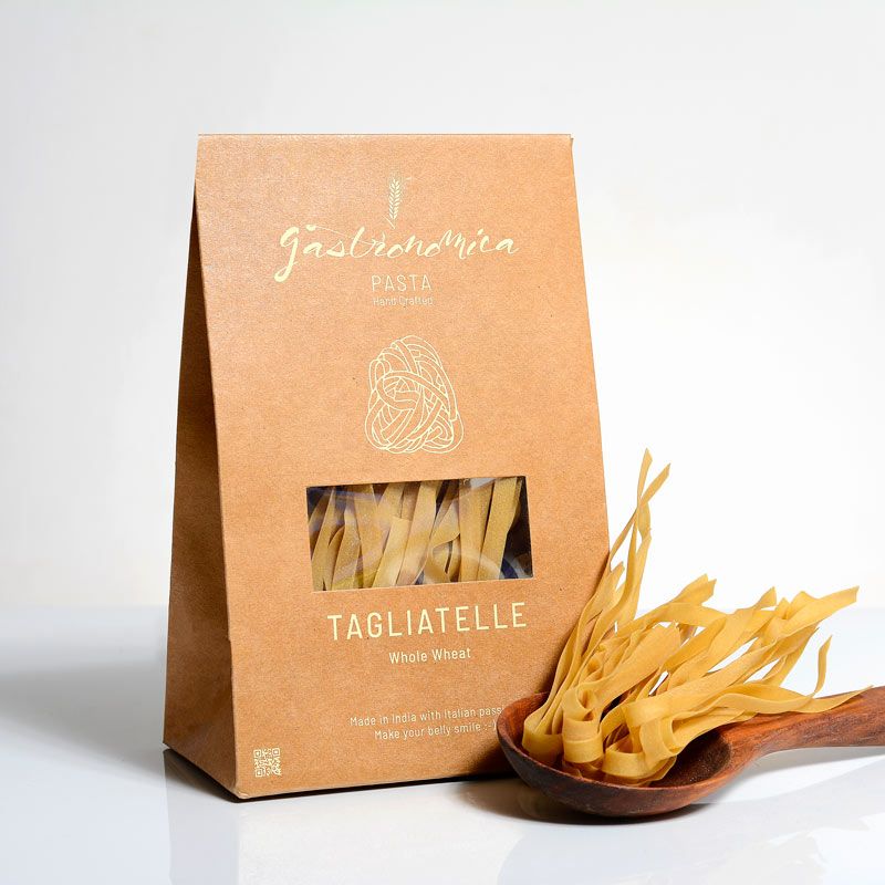 Pasta | Tagliatelle Whole Wheat - 100% Natural - Gastronomica - 250gm