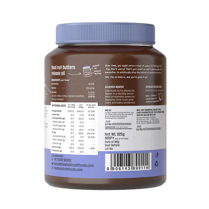 Peanut Butter | Dark Chocolate – Crunchy – No Added Sugar, No Palm Oil &amp;amp; No Artificial Sweeteners - The Whole Truth – 925gm