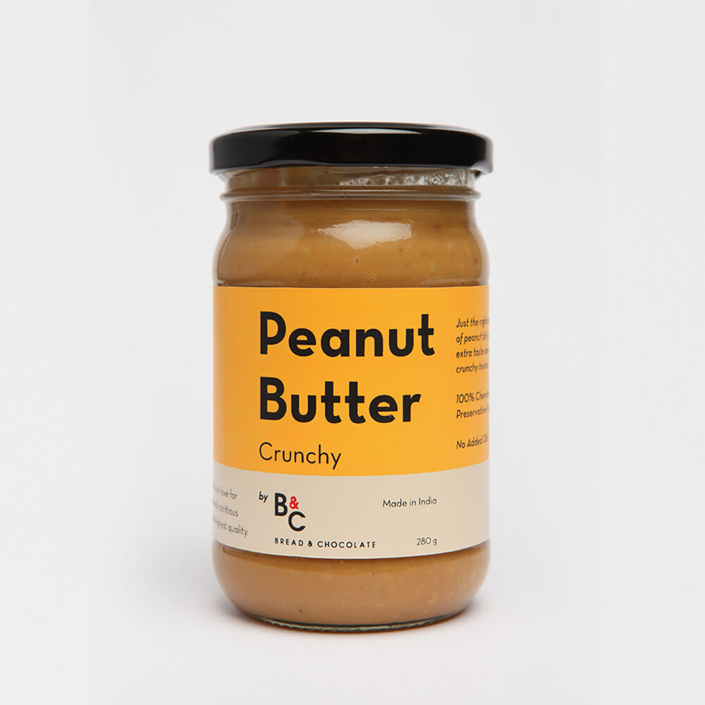 Peanut Butter | Crunchy - Vegan, Soy Free &amp; Dairy Free – B&amp;C – 280gm