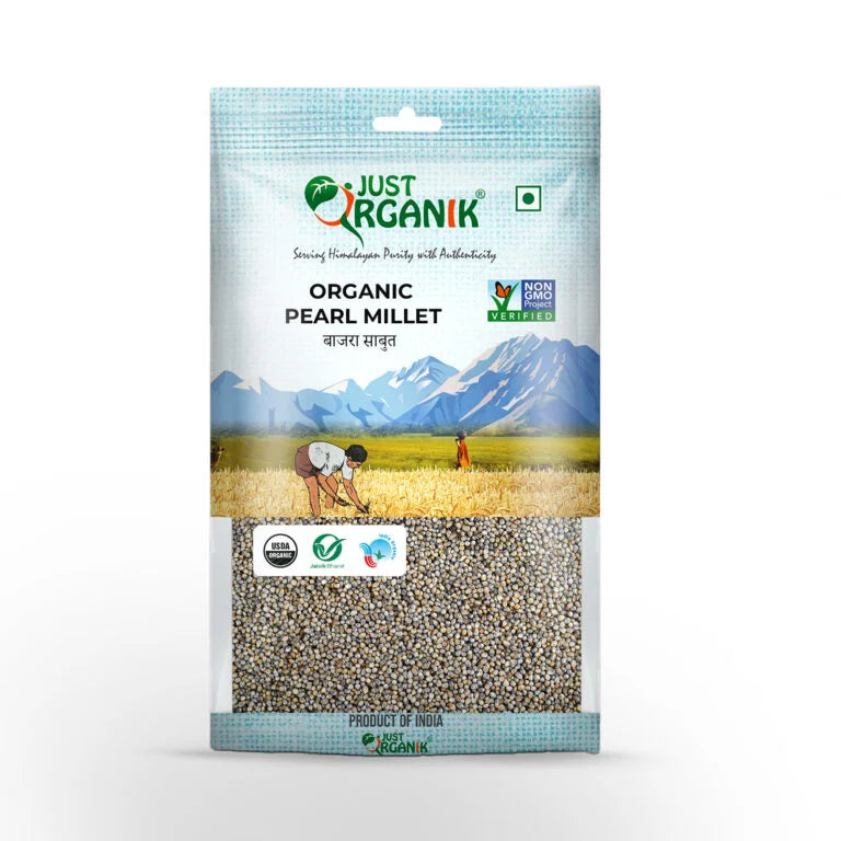 Pearl Millet | Bajra Whole - USDA Organic – Just Organik – 500gm