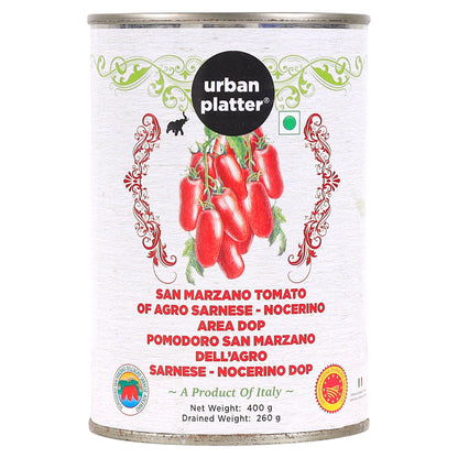 Peeled Tomatoes | In Tomato Juice (San Marzano) – Urban Platter – 400gm
