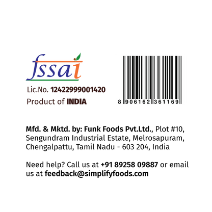 Mushroom Soup | Pepper Mushroom Soup (Loaded With Veggies 70% Mushrooms &amp; 9.8% Onions) - 100% Clean - No Flours, Fillers, Thickeners, No Preservatives, Colours &amp;amp; No Additives - Simplify Foods - 40gm