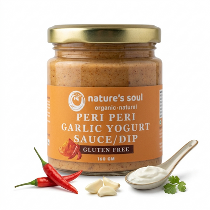 Sauce | Peri Peri Garlic Yogurt Sauce &amp; Dip -Made with A2 Milk Greek Yogurt Sauce -Gluten Free-No Preservatives - Nature&