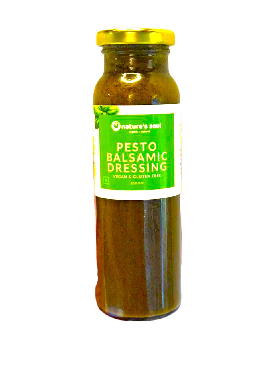 Pesto Balsamic Dressing – Fresh – Oil Free – Vegan, Gluten Free &amp; Refined Sugar Free – Made with Organic Ingredients – 250gm