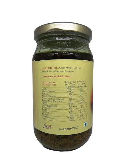 Pickle | Mango Pickle -  Natural -No Trans Fat &amp; Cholesterol - No Artificial Colors - Kumaoni 250gm