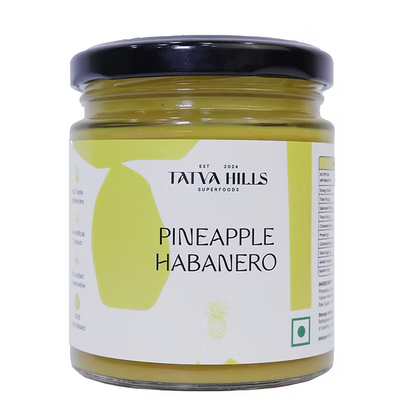 Sauce | Pineapple Habanero Sauce –100% Plant Based- No Added Preservatives &amp; Additives Free, No Taste Enhancers – Tatva Hills – 170gm