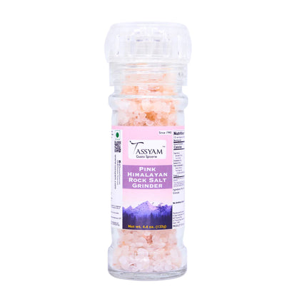 Pink Salt | Himalayan - No Artificial Colours &amp; Flavours - Tassyam Organics - 125gm