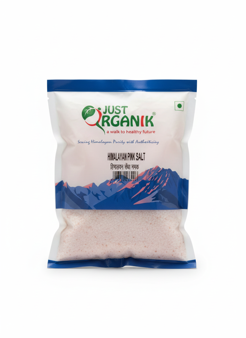 Salt | Himalayan Pink Salt - Just Organik - 1000gm