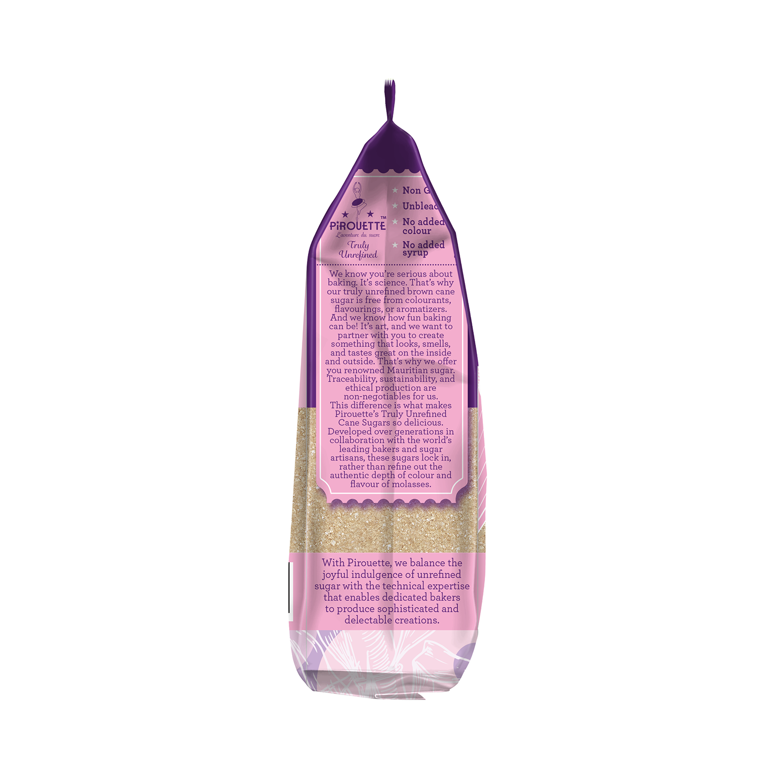 Sugar |Dark Demerara Sugar - Truly Unrefined - Mauritius Sugar - No Added Colour, No Added Syrup &amp;amp; Non GMO - Pirouette - 500gm