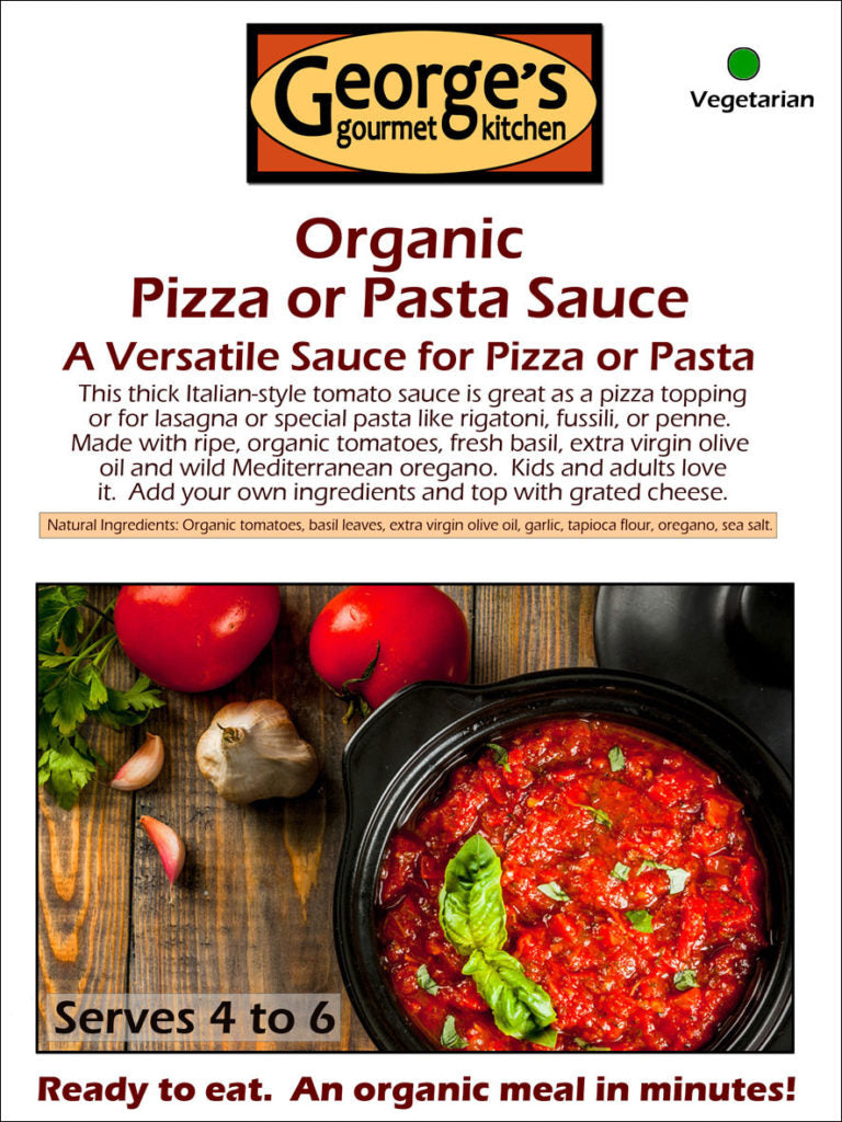 Pizza Pasta Sauce – George’s Gourmet Kitchen – 350gm