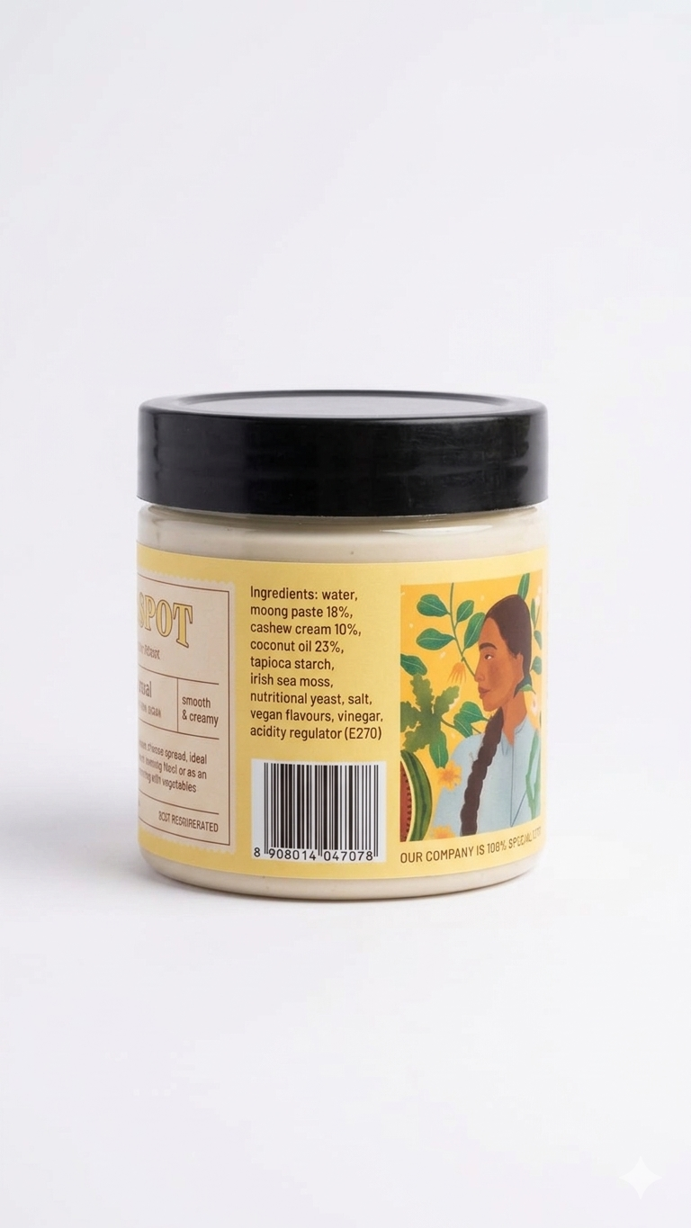 Cheese| Plain Cheese Spread (Made With Cashews and Moong Bean)– Gluten Free, Dairy Free &amp;amp; Lactose Free - Soft Spot Foods - 150gm