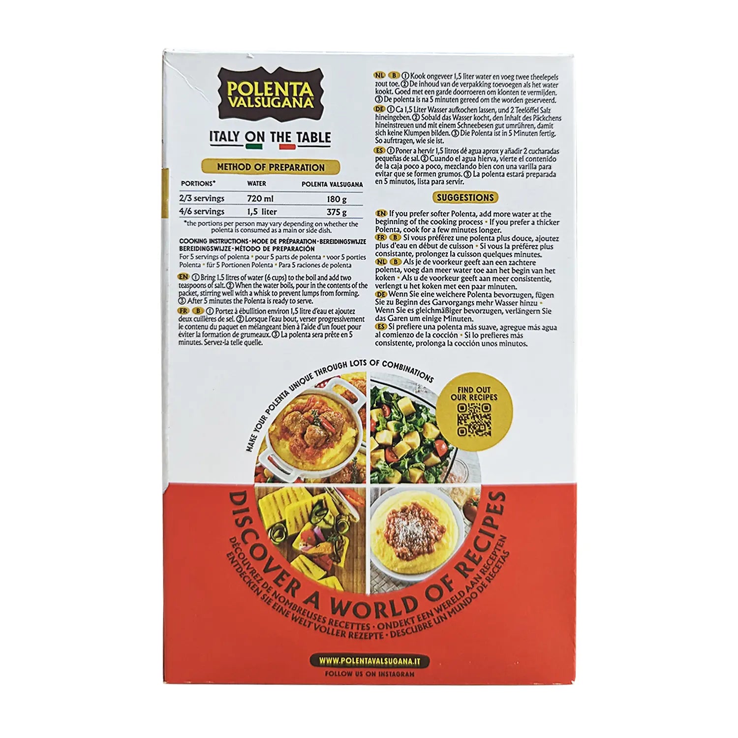 Polenta Valsugana - Gluten Free &amp;amp; Low Fat - Chenab - 375gm